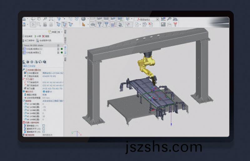 三維機器人激(ji)光切割機,三維激光切割機,3D激光(guang)切割機,離線編程輭(ruan)件